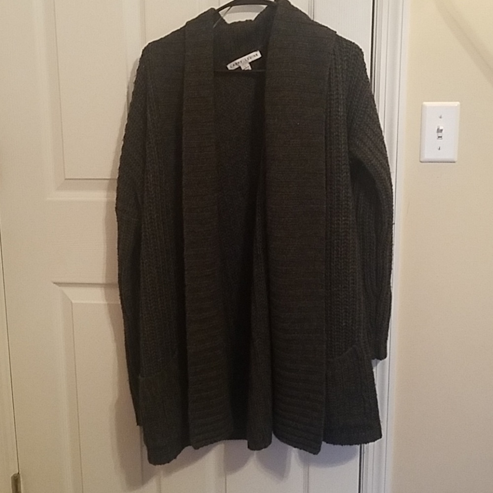 Charcoal cardigan